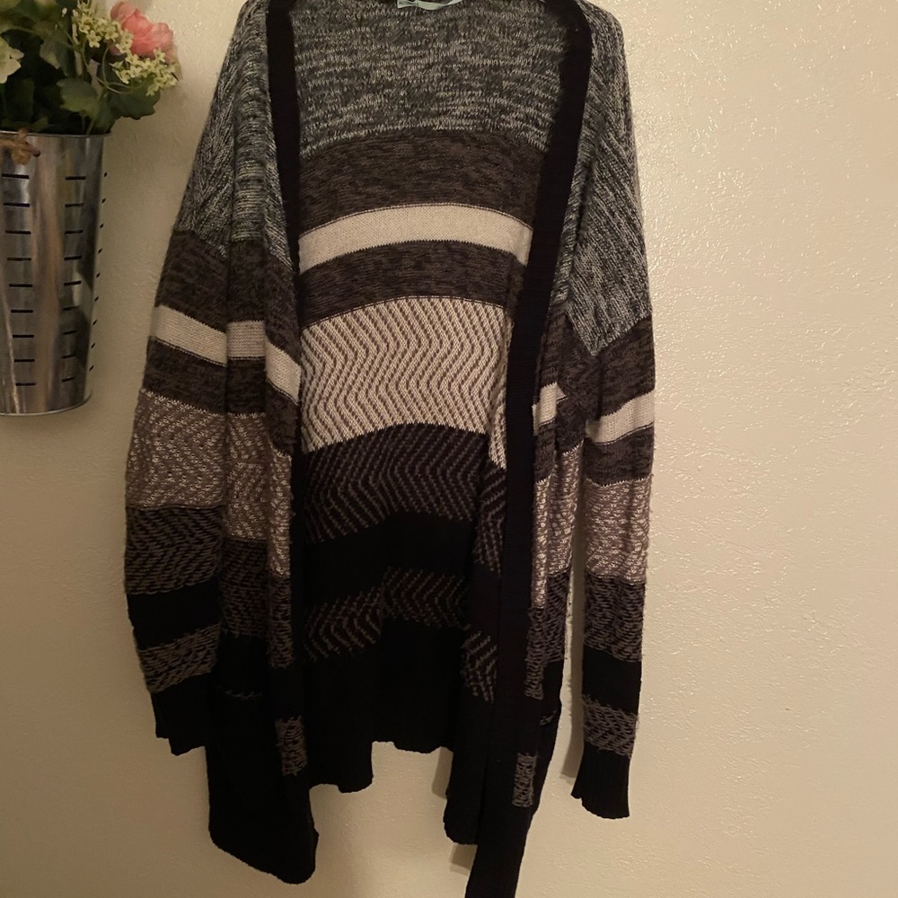 Longline pocket cardigan